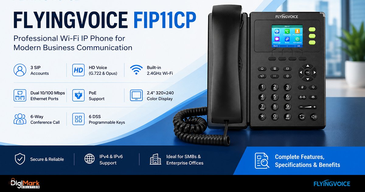 Flyingvoice FIP11CP IP Phone: Features, Benefits & Business Communication Guide